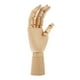 thumbnail image 5 of Maniquí de mano para artistas, modelo de mano de madera articulada para dibujar y dibujar, escultura de mano articulada flexible, figura de mano para decoración del hogar, 5 of 8