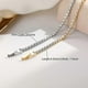 thumbnail image 2 of 18k Gold Plated Tennis Bracelet - 3mm Cubic Zirconia Stainless Steel Women's Bracelet Silver, 2 of 5