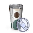 thumbnail image 2 of 16oz Tumblers Geometric Shapes Pattern Stainless Steel Vacuum Insulated Double Wall Travel Tumbler Cups Mug with Lid and Straw,Cleaning Brush for Coffee,Tea, 2 of 4