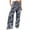 Multicolor 2, variant on Women's Palazzo Pants Floral Printed Straight Wide Leg Slacks Elastic Waist Dressy Casual Pants with Pockets (M, Multicolor 4)