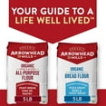 thumbnail image 6 of (3 pack) Arrowhead Mills Unbleached Organic All Purpose Flour, 5 lb Bag, 6 of 15