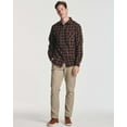thumbnail image 5 of Real Essentials 3 Pack: Men's Long-Sleeve Flannel Button Down Plaid Casual Shirt (Available in Big & Tall), 5 of 6