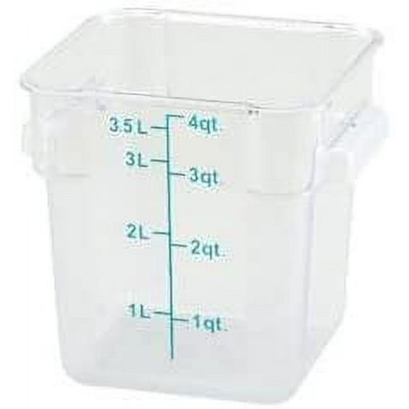 Winco 4 Qt Storage Container [PCSC-4C]