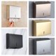 thumbnail image 2 of Dispensador de toallas de papel plegadas en C para baño de acero inoxidable montado en la pared UNA, 2 of 8