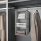 thumbnail image 3 of DonYeco Organizador de armario colgante de fácil montaje, plegable, 3 estantes, armario para caravana, armario, estantes de almacenamiento para colgar, ropa plegada, toallas, 3 of 5