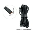 thumbnail image 2 of Flat Leather Cord, 5.5 Yard 6mm Leather String Strips Lacing for DIY Crafts Making Bracelet Purse Strap, Black, 2 of 6