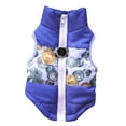 thumbnail image 2 of KIHOUT Dog Cotton Padded Jacket with Traction Buckle in Winter Convenient Travel, 2 of 4