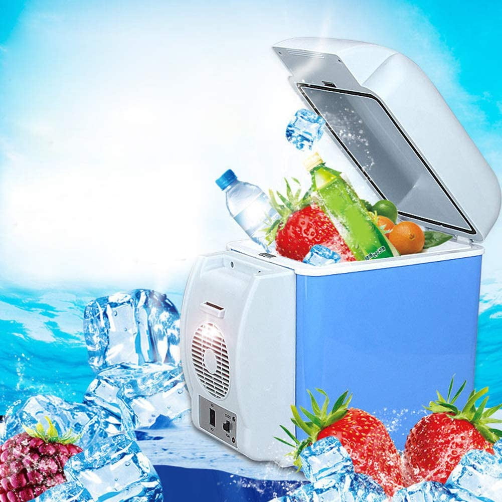 CNCEST 7.5L Portable Car Refrigerator Car Mini Fridge Compact Portable