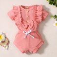 thumbnail image 3 of Mercatoo Toddler Clothes for Girls I𝐧fant Clothes Set Solid Color Clothes Set 𝐌onogrammed 𝐆ift Baby Girl, 3 of 7