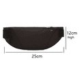 thumbnail image 2 of Riñonera para correr, riñonera para hombre y mujer, riñonera deportiva para entrenamiento en gimnasio, maratón para correr, gimnasio, negro, 2 of 5