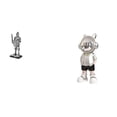 thumbnail image 1 of Escultura De Astronauta Caballero Vintage, Adorno Creativo De Mesa, Figura Decorativa Moderna Para Entrada, Estantería, Escritorio De Oficina, Regalo De Inauguración De La Casa., 1 of 8