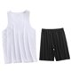 thumbnail image 1 of Conjunto de Camiseta de los Hombres, Moda Casual Color Sólido Cuello en V Alta Elasticidad Deportes para el Desgaste Al Aire Libre, la Humedad Wicking Atuendo Atlético, 1 of 3