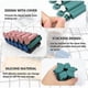 thumbnail image 2 of 4 Colors Mini Ice Cube Stick Tray with Lid, Ice Cube Molds for Water Bottles, Easy Push and Pop Out, 2 of 5