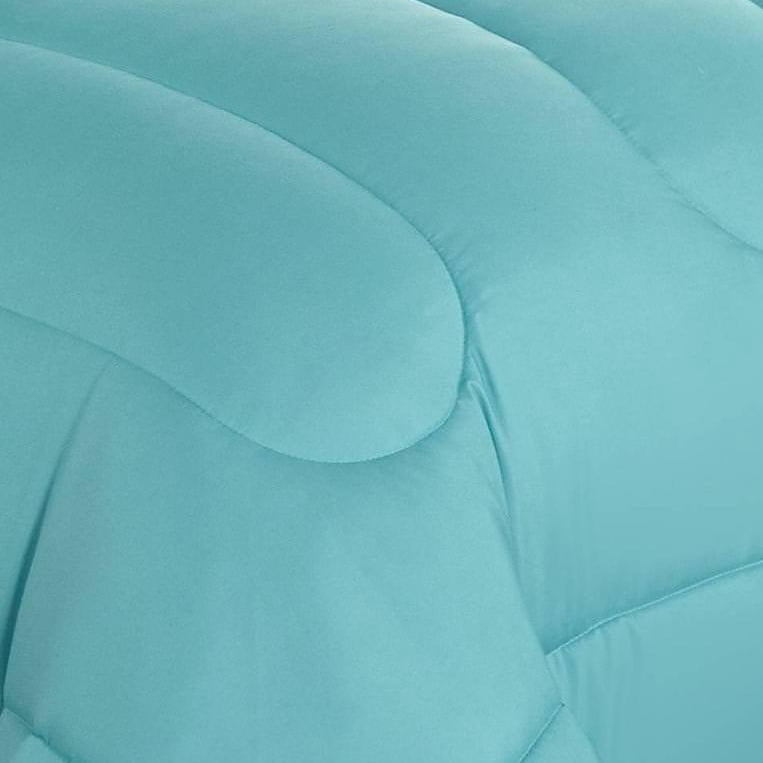 Casa Traditional Solid Print 7 Piece Comforter Sets, Full with Comforter