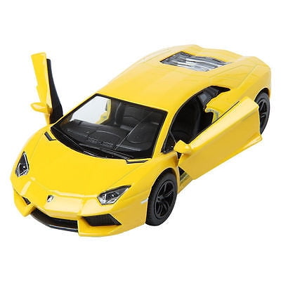 yellow toy lamborghini