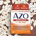 AZO Bladder Control with GoLess Daily Supplement, Helps Reduce