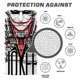 thumbnail image 2 of Máscara de tubo 3D sin costuras para protección contra el viento y el polvo, bandana para hombres y mujeres, máscara de esqueleto transpirable fina y duradera, motocicleta, ciclismo, pesca, ciclismo Xemadio 2033279-2, 2 of 9