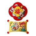 thumbnail image 1 of Funda de almohada,Funda de almohada con bordado de conejo chino,Cojín de sofá de decoración tradicional de año nuevo,Fundas de cojines Decoración del hogar de ,Funda de almohada Sunnimix  Funda de almohada, 1 of 8