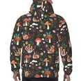 thumbnail image 7 of Salouo Mushroom Snail Pattern Men's Fall Hoodie Sweatshirt,Sport Hoodie with Pockets for Men Pullover Casual Hooded Sweatshirt-Medium, 7 of 7