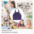 thumbnail image 3 of DouZhe Lunch Bags for Women and Men, OMG WOW Doodle Prints Reusable Portable Insulated Cooler Waterproof Lunch Tote Bag for Travel Work School Picnic, 3 of 7