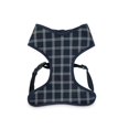 thumbnail image 6 of Petco Brand - Bond & Co. Black & White Floral & Plaid Reversible Dog Harness, Large, Blue, 6 of 7
