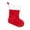 Red1, variant on 18.11 Inch Red Quilted Plush Christmas Stocking With Rhinestone White Faux Fur Cuff Large Fireplace Hanging Stocking
