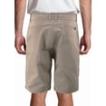 thumbnail image 2 of Men's Classic Cotton Regular Fit Embroidered Casual Fashion Chino Shorts (Black, 38), 2 of 3