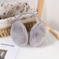 thumbnail image 4 of D-GROEE Winter Fluffy Earmuff Ear Warmers Wraps Shield Behind the Head Design Plush Ear Muff, 4 of 5