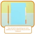 thumbnail image 4 of 4 Sets of Colored Binder Dividers Loose Leaf Notepad Tabs Dividers Practical Notebook Index Pages, 4 of 8