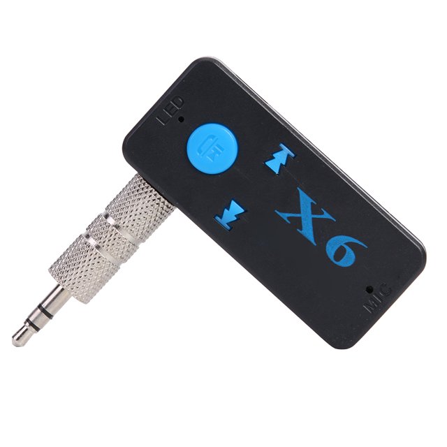 X6 Mini 3.5mm Jack AUX Audio Estéreo Inalámbrico Bluetooth Receptor Soporte Tarjeta TF