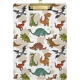 thumbnail image 1 of FMSHPON Camo Dino Dinosaurs Clipboard Hardboard Wood Nursing Clip Board and Pull for Standard A4 Letter 13x9 inches, 1 of 7