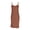 Khaki, variant on Naittoop Basic Bodycon Dresses for Women Adjustable Spaghetti Strap Solid Color Under Dress Camisole Nightgown