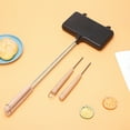 thumbnail image 3 of Tnobhg Long Handle Sandwich Pan Aluminum Alloy Double Pie Cooker Portable Campfire Sandwich Maker Mountain Pie Maker Camping Cookware, 3 of 7