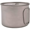 thumbnail image 1 of Olicamp Titanium Space Saver Camping Cooking Pot with Lid, 1 of 3