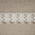thumbnail image 3 of Collections Etc Lilian Lace Trim Sheer Rod Pocket Drapes, 3 of 3