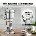 thumbnail image 5 of KFFKFF 750g Electric Grinder, 2000W Speedy Grain Mill, Stainless Pulverizer for Dry Ingredients, Spices, Cereals, Coffee, Corn, Pepper - Straight Design, 5 of 8