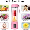 thumbnail image 4 of Jinsinto Portable Blender Smoothies Personal Blender Mini Shakes Juicer Cup USB Rechargeable., 4 of 5