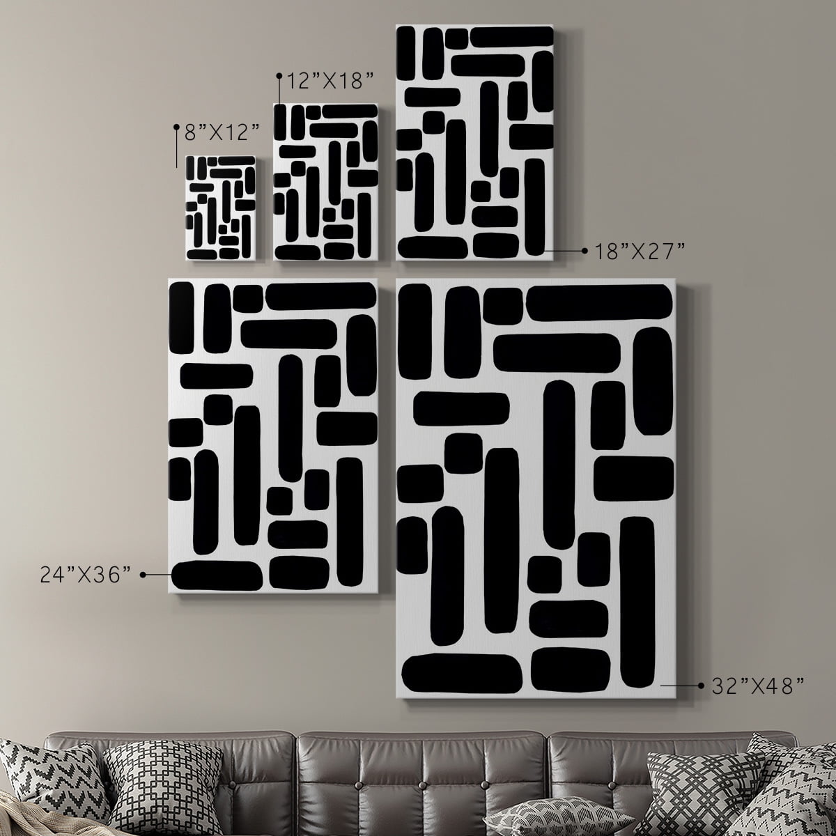 Shuffle IV Premium Gallery Wrapped Canvas - Ready to Hang