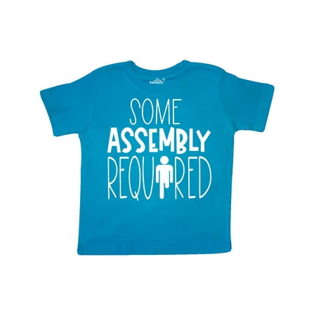 

Inktastic Some Assembly Required Left Leg Amputee Gift Toddler Boy or Toddler Girl T-Shirt