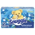 thumbnail image 1 of Snuggle Exhilarations Fabric Softener Dryer Sheets, Blue Iris & Ocean Breeze, 70 Count, 1 of 6