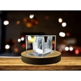 thumbnail image 3 of San Galgano Abbey 3D Engraved Crystal Gift, 3 of 7