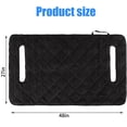 thumbnail image 2 of Numjaw Golf Cart Seat Covers, EZGO Seat Cover, Universal Golf Cart Seat Blanket, Waterproof Travel Sports Cart Seat Cushion Covers for 2-Person Seats Club Car, 48" x 27", Black, 2 of 7