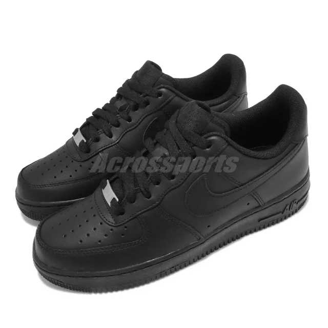 Nike Air Force 1 07 AF1 Black Silver Men Casual Lifestyle Shoes CW2288-001