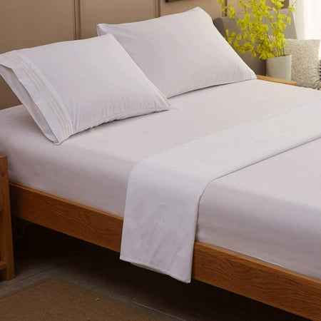 Eayy Bed Sheet Set Super Soft, Does Full Sheets Fit Queen Bed
