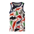thumbnail image 4 of CYRBOKO Boys Cotton Tank Tops 3PC, Sleeveless Crew Neck Casual Pullover Summer Graphic Tops Blue Size 3-4 T, 4 of 4