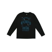 Wonder Nation Boys Long Sleeve Core T-Shirt, Sizes 4-18