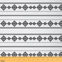 Castle Fairy Western Aztec Fabric by the Yard 3 Yard,Abstract Geometric Fabric for Sewing,Bohemian Tribal Room Decor Fabric by the Yard,Luxury Teenagers Bedroom Decor