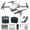 Gray, variant on Teissuly FPV Drone With Dual 1080P Camera WIFI FPV RC Quadcopter With Headless Mode Follow Me Altitude Hold Toys Gifts For Kids Adults