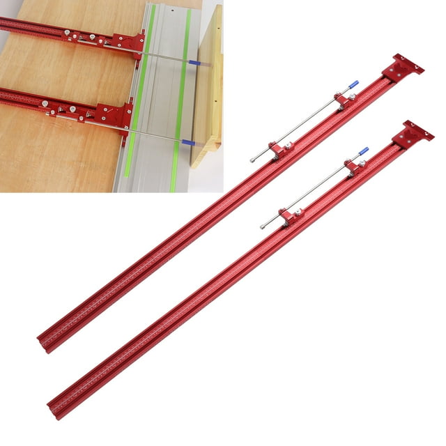 Guide Rail System, Firm Fixing Long Length Wide Compatibility Parallel Guide Rail System Quick Assembly for Wood