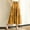 Yellow, variant on Women's Summer Layered Skirt With Wooden Ear Trim High Waist Elastic Lace Skirt With Ruffled Edge Women’s Plaid Pleated School Skirt Yellow
